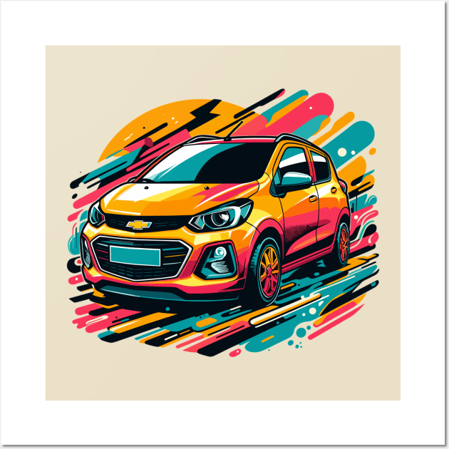 Chevrolet Spark Wall Art by Vehicles-Art